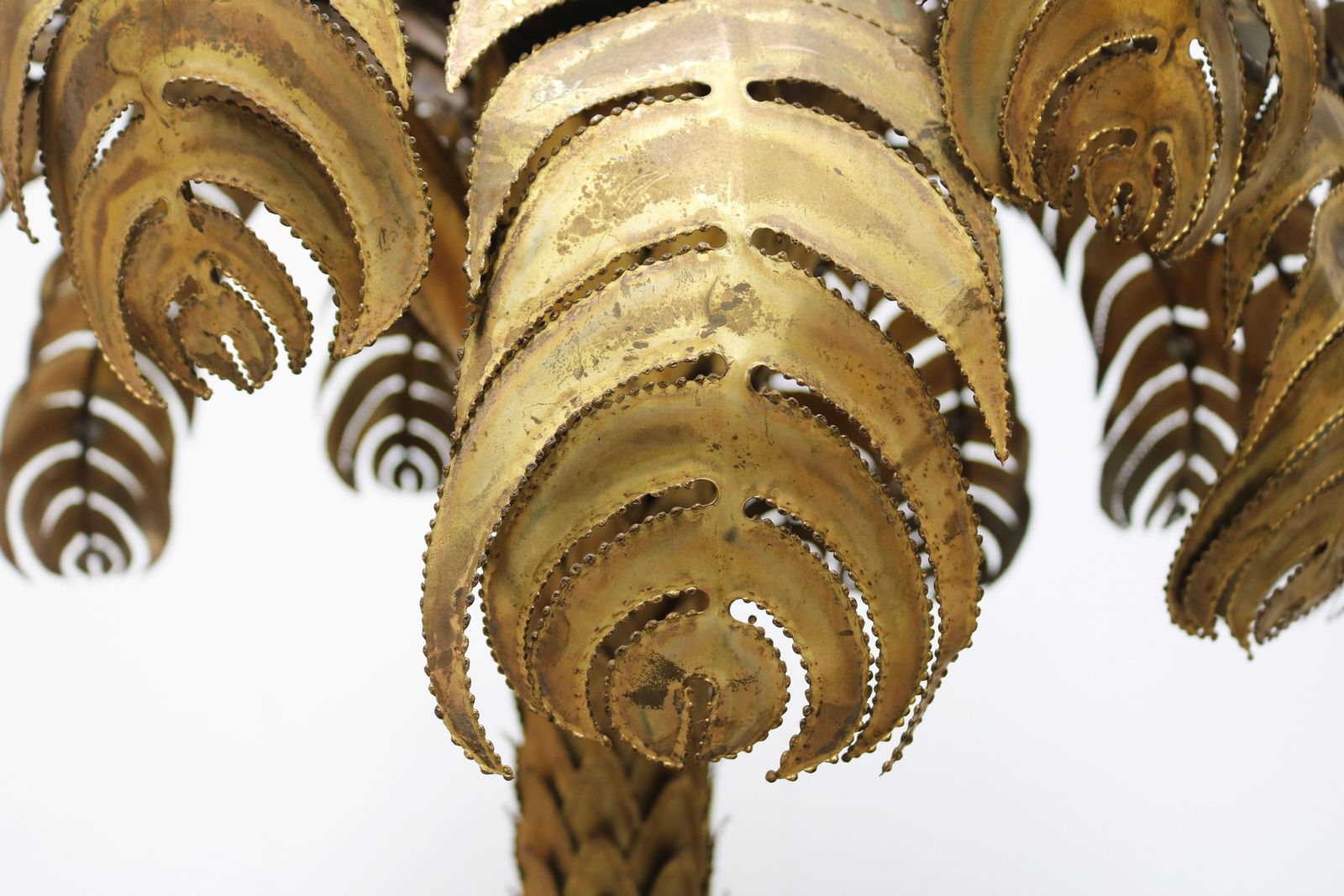 Large 195cm Palm Floor Lamp By Christian Techoueyres For Maison Jansen 1970 photo 15541.0