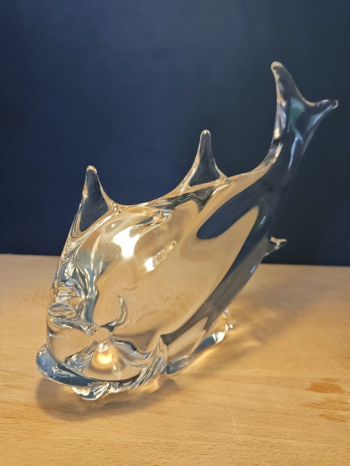 photo for sale Large Signed Licio Zanetti Murano Glass Fish Sculpture, 1970s