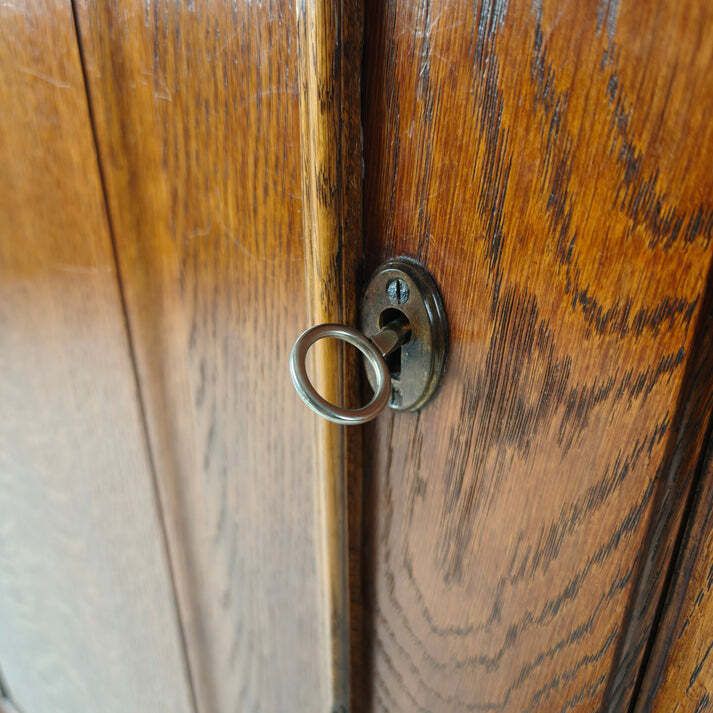 photo for sale Early 20th Century Art Deco Wardrobe By Innovation Ingenuities Ltd