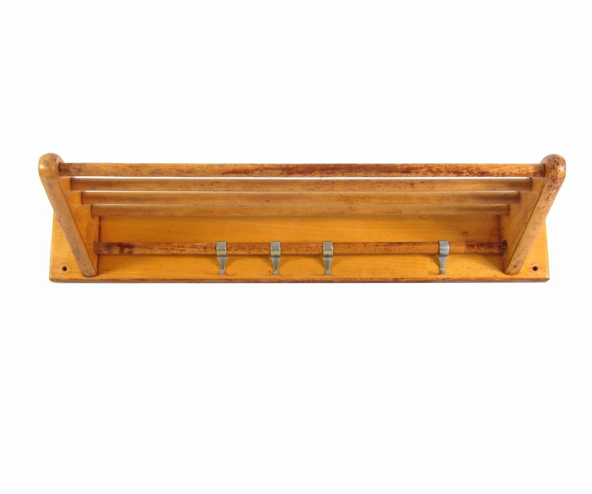Bruynzeel Fifties Design Piet Zwart Vintage Wooden Coat Rack photo buy