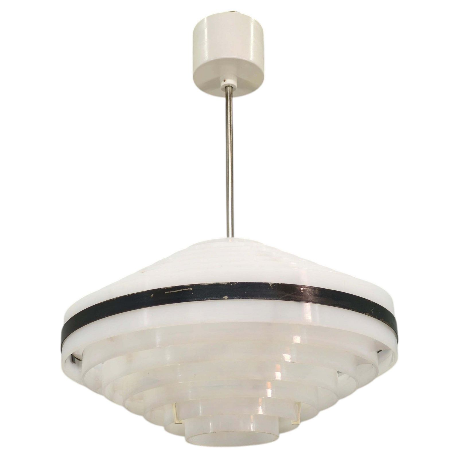 Tsjechoslowaakse Space Age ufo-hanglamp, jaren 1960