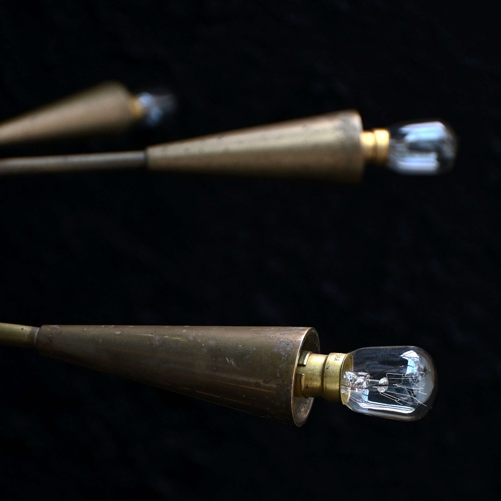 Mid 20th Century Italian Brass Sputnik Ceiling Light photo 1110.0