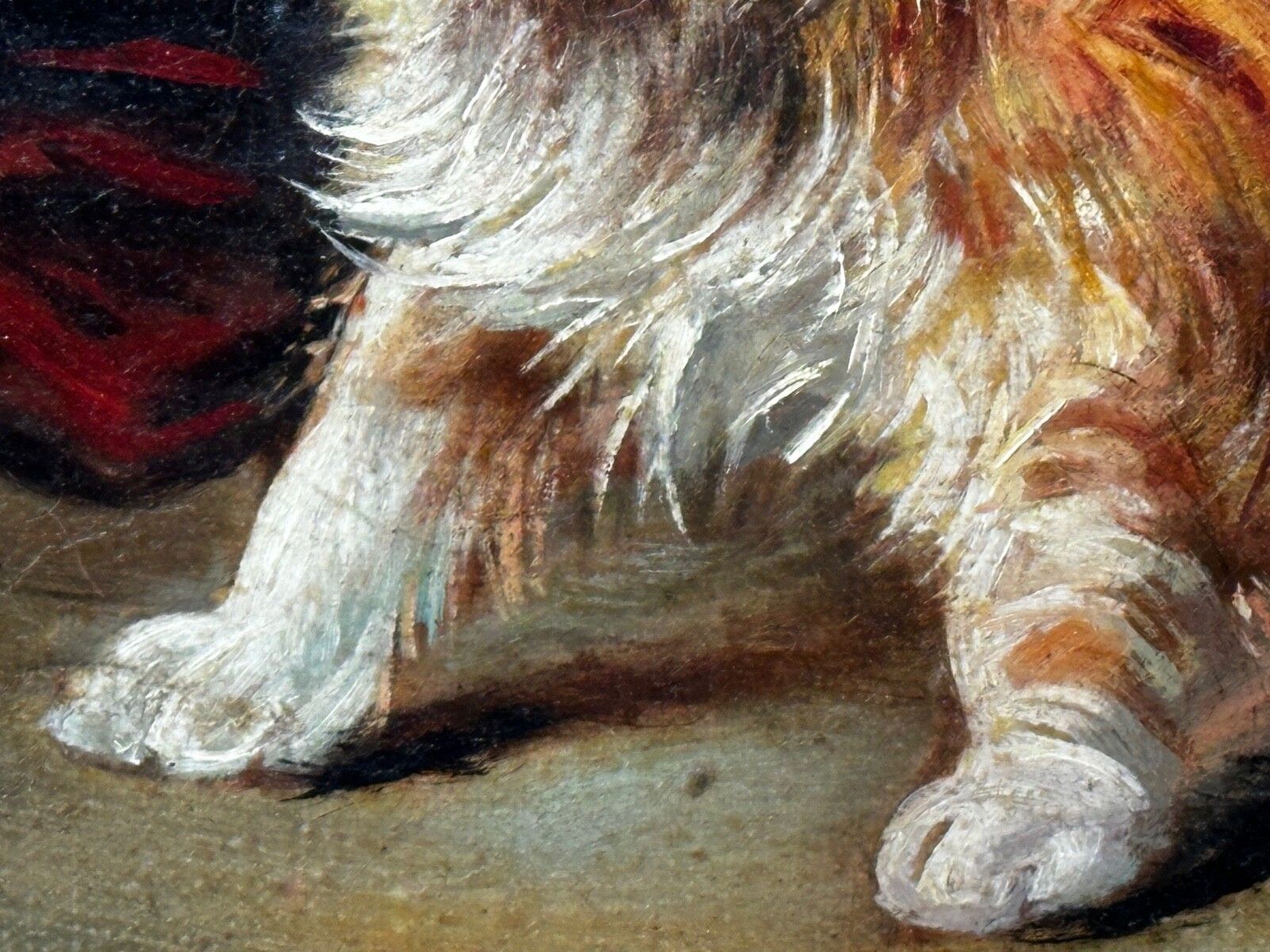 photo furniture Olieverfschilderij Kitten Patience Hunting Fly, Francisco José Domingo Y Marqués