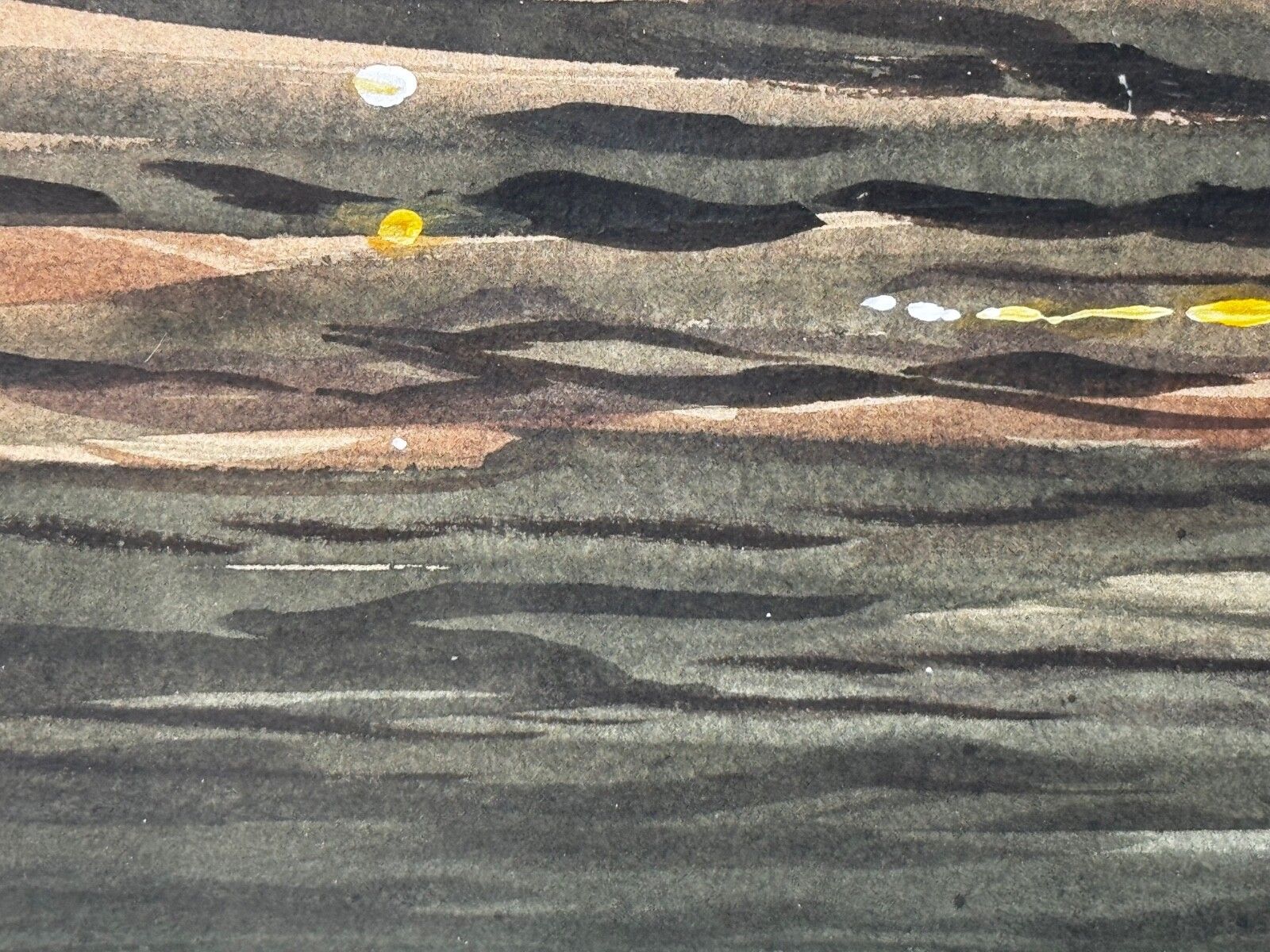 photo vinterior Sporting Painting Sea Trout Nearly Hooked The Silver Zulu Fly By Roger Mcphail