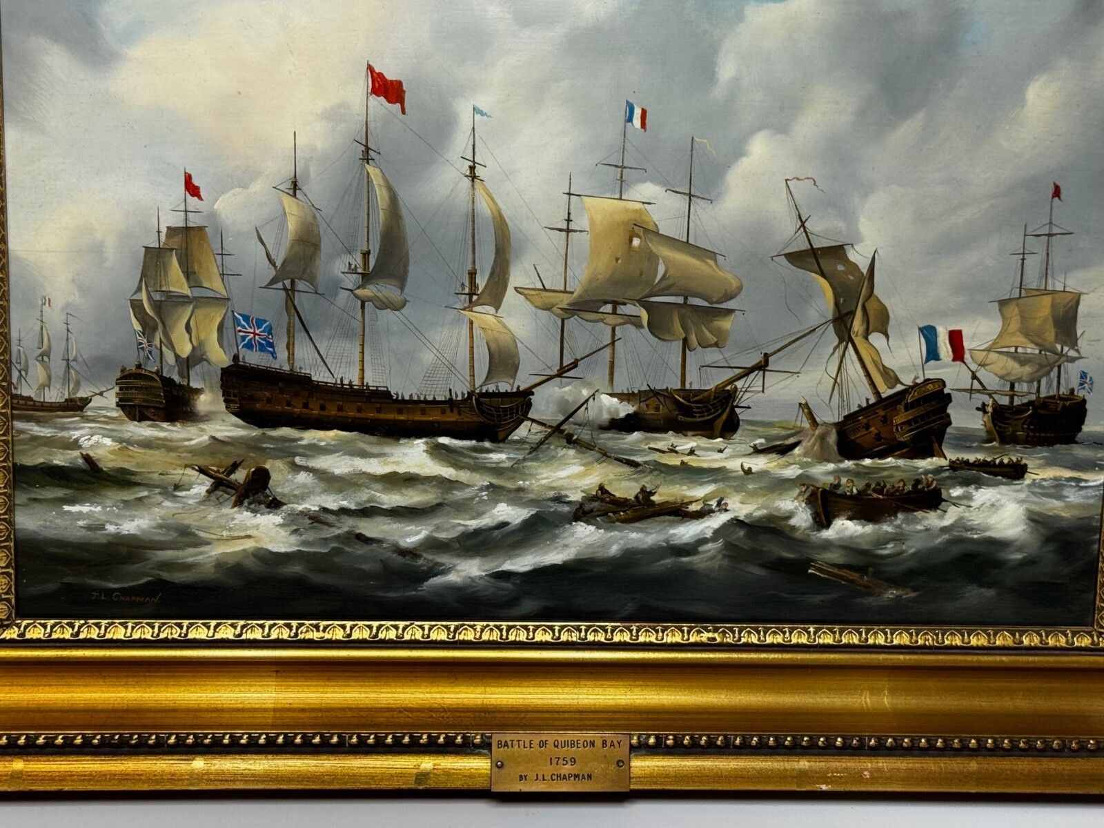 Epic Battle Of Quiberon Bay 1759 Admiral Hawke Victory Vs French Conflans Fleet photo vinterior