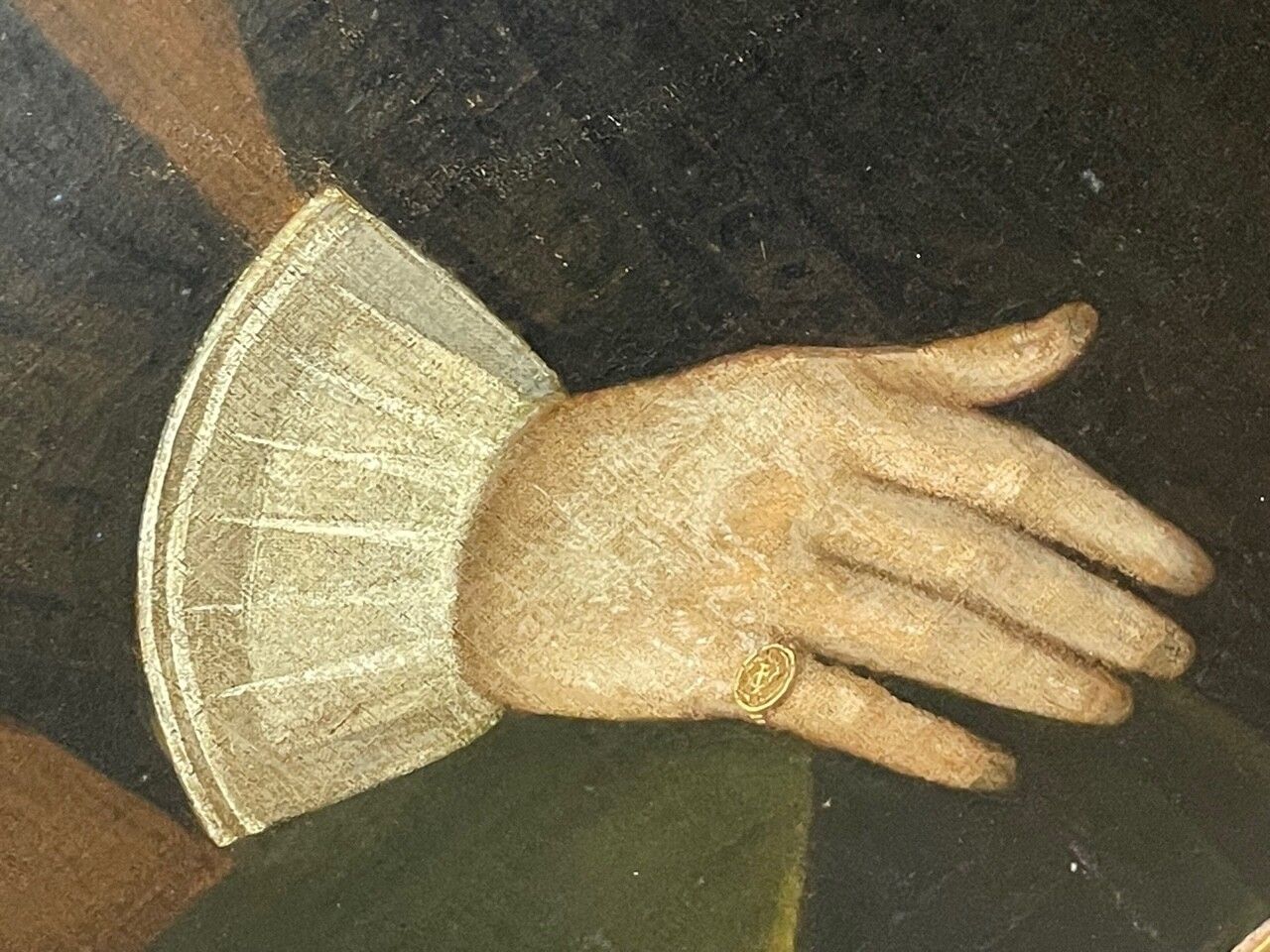 photo vinterior Olieverf portret Nederlandse welgestelde koopman in de stijl van Michiel Van Mierevelt ca. 1625