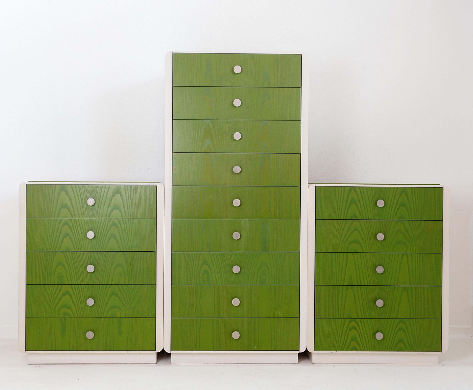 Pair Of Scandinavian Modern Bedside Tables, 1980s photo furniture