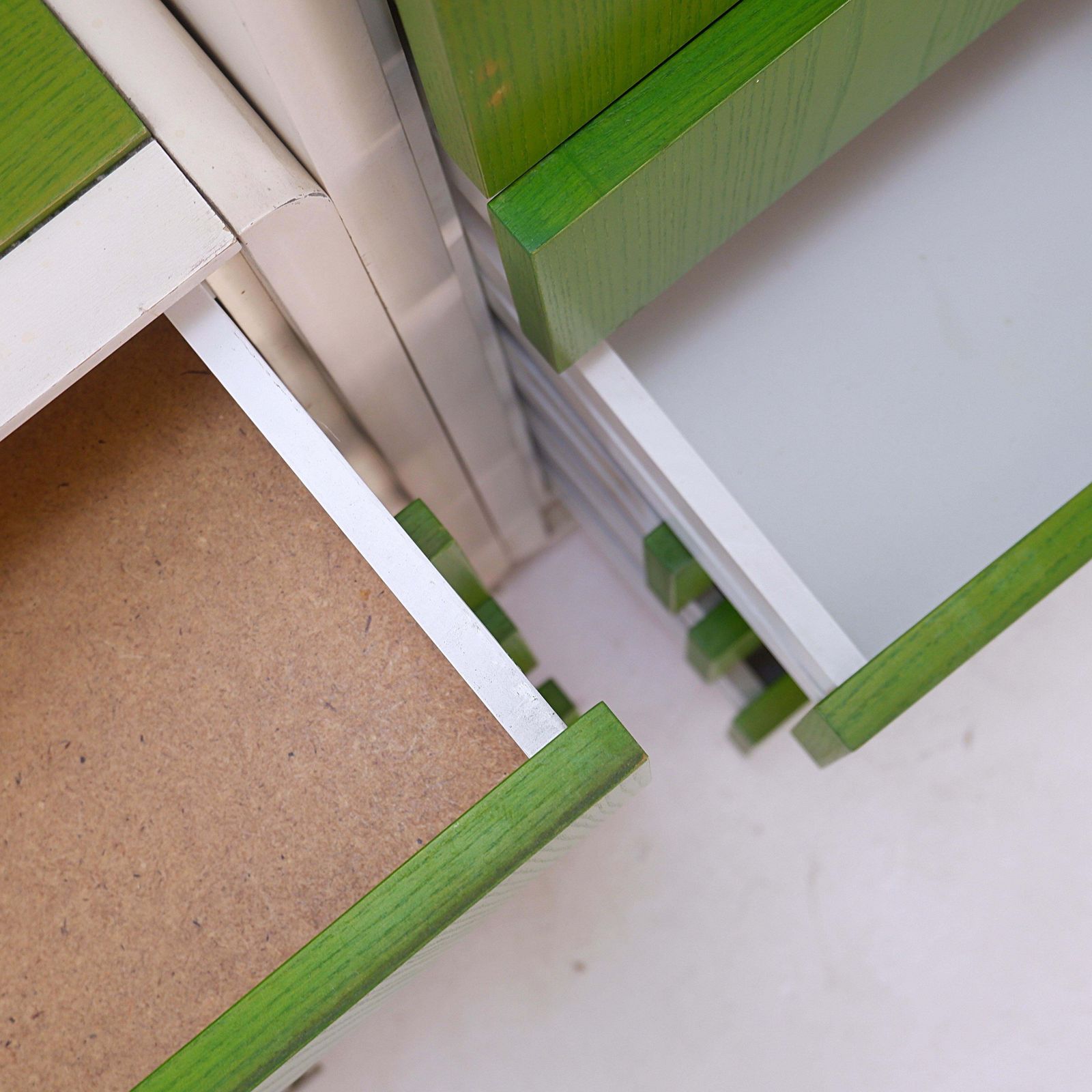 Pair Of Scandinavian Modern Bedside Tables, 1980s photo 1167.0