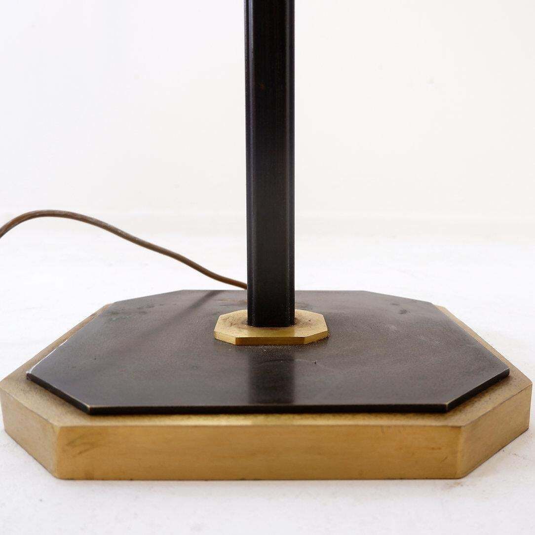 Hollywood Regency Torchiere Floor Lamp, Brass & Metal, Circa 1980 photo 856.0