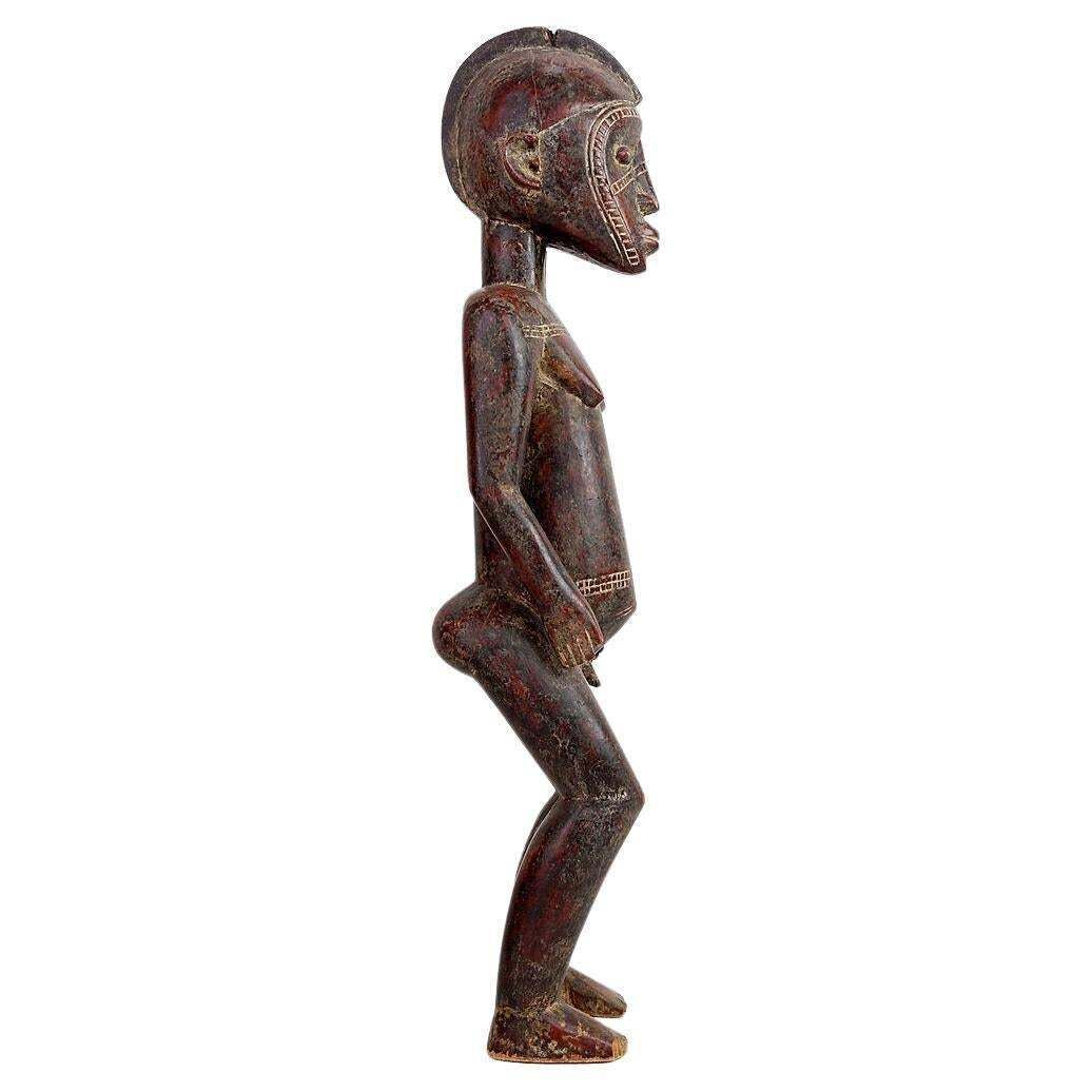 African Hand Carved Wooden Statue, Tribal Art, 20th Century, Africa