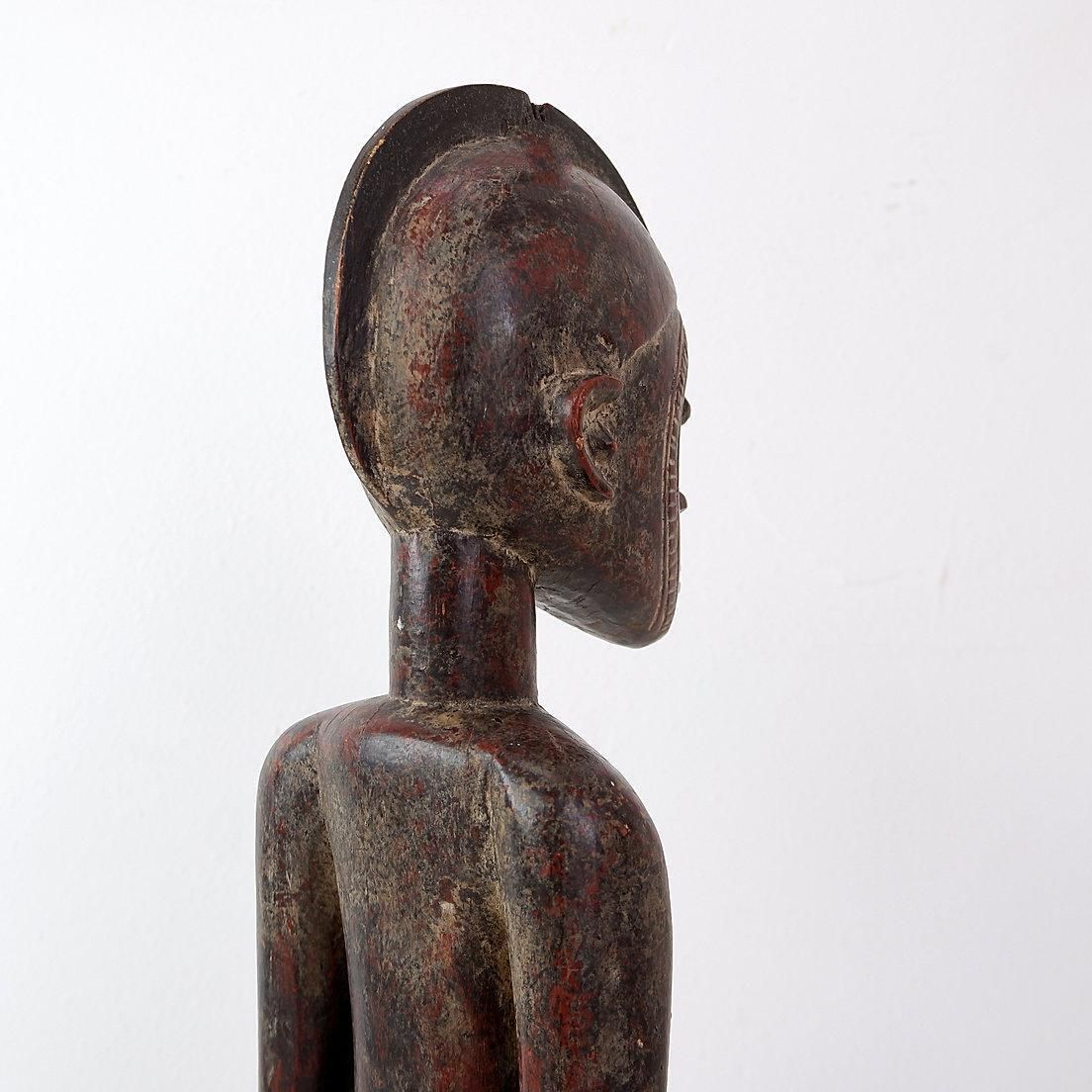 African Hand Carved Wooden Statue, Tribal Art, 20th Century, Africa photo buy