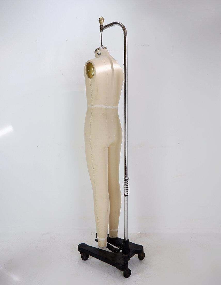 Rag & Bone Mid Century Modern Dress Form, Metal & Fabric, USA photo Home Decor