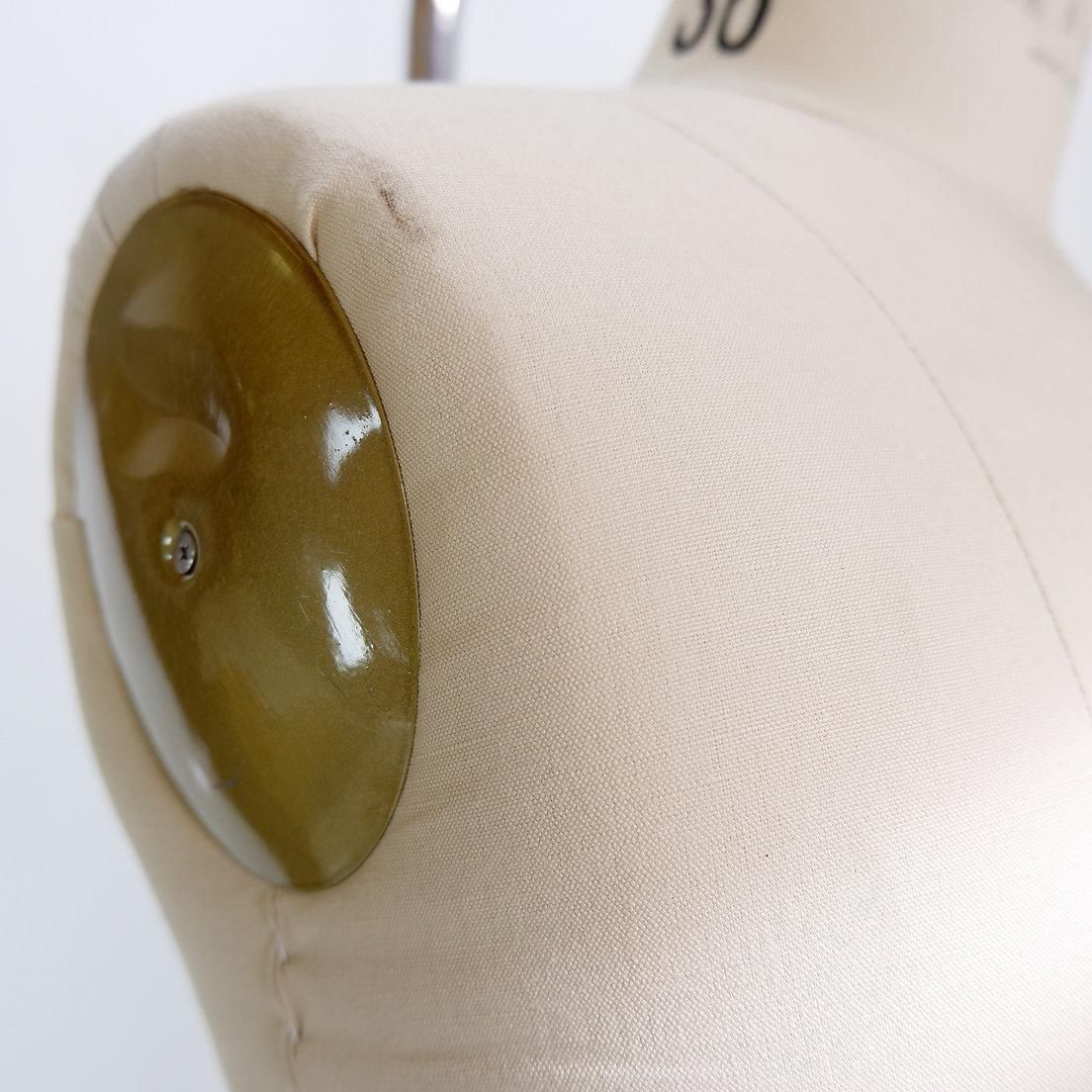Rag & Bone Mid Century Modern Dress Form, Metal & Fabric, USA photo 1210.0