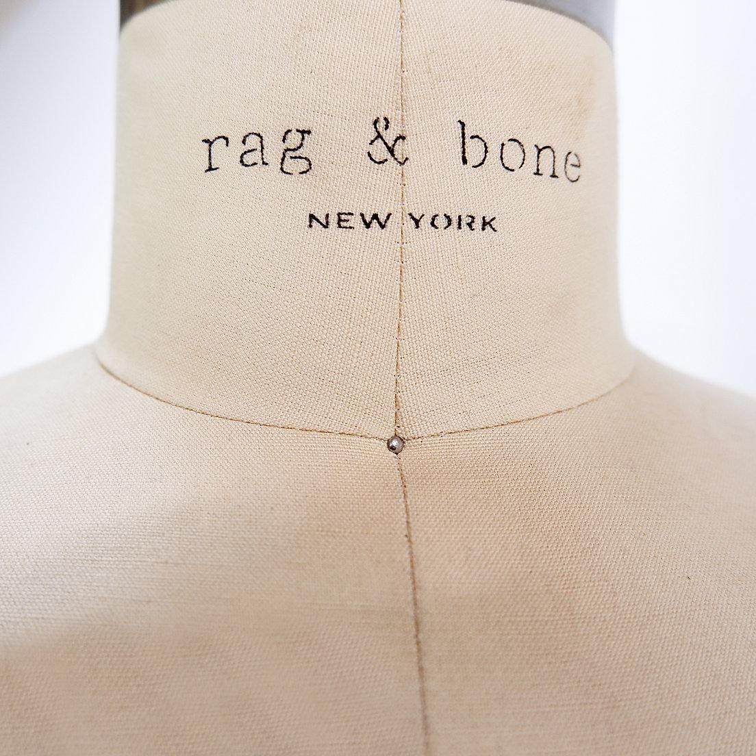 Rag & Bone Mid Century Modern Dress Form, Metal & Fabric, USA photo vinterior