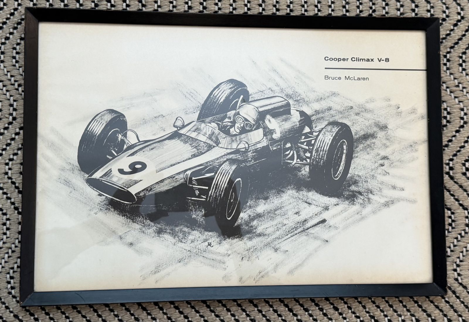 Vintage F1 Prints, Surtees & Mclaren C. 1962 photo for sale