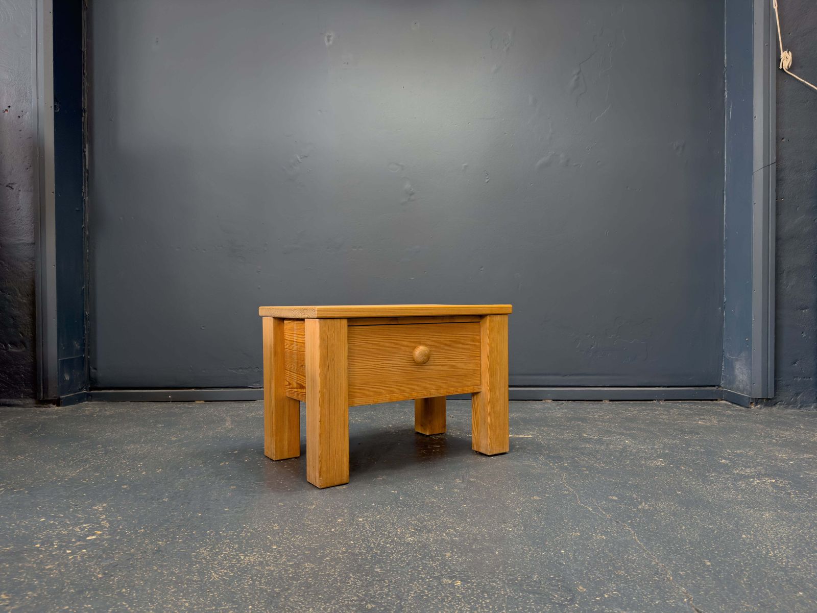 Pair Of Pine Bedside Tables By Erik Höglund For Boda Trä photo furniture