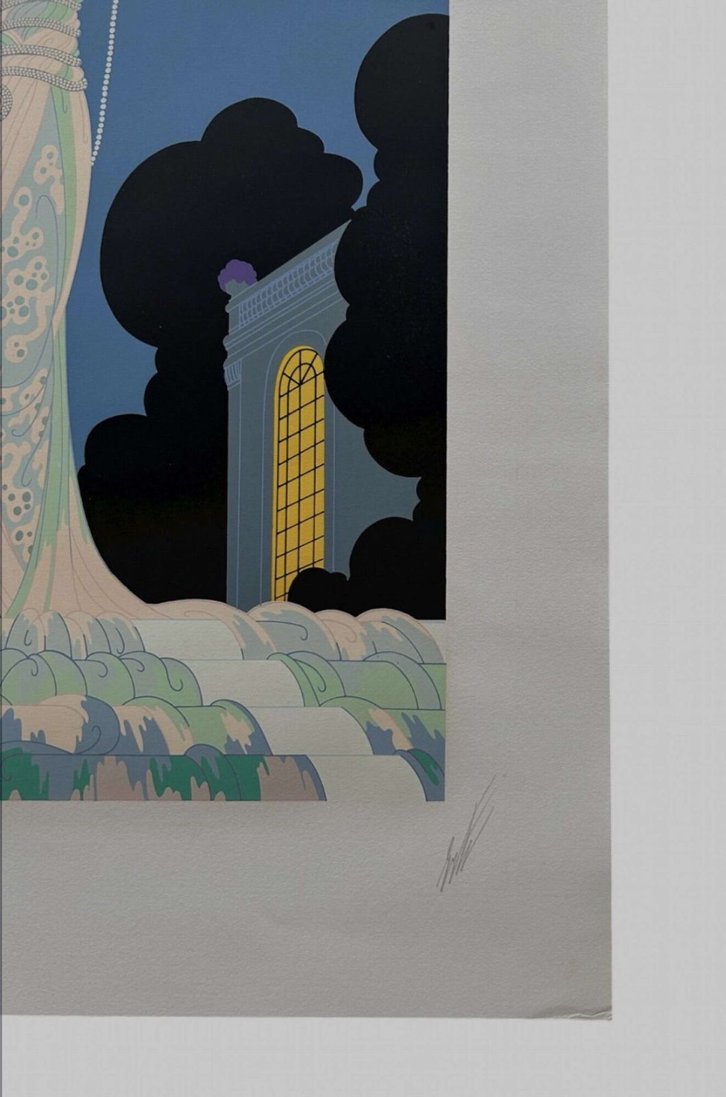 Screenprint Titled Fantasia" By Erte Created In 1982 photo buy