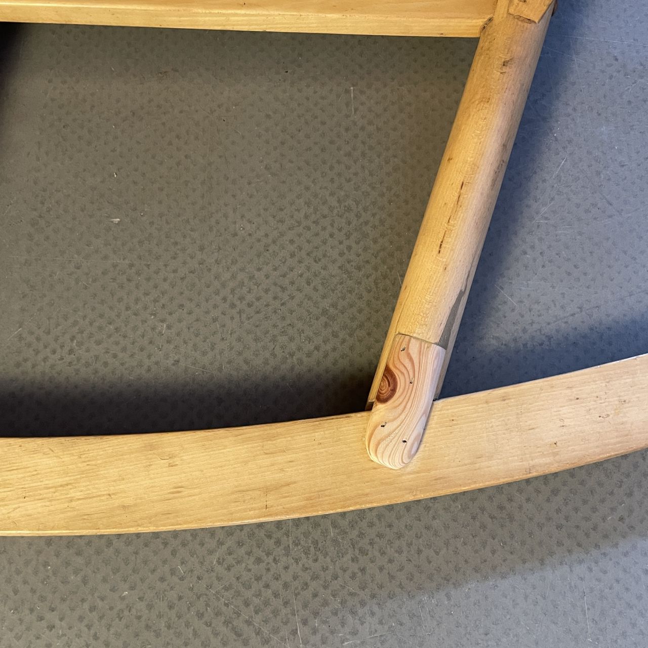 Midcentury Hans Wegner Style Rocking Chair photo vintage