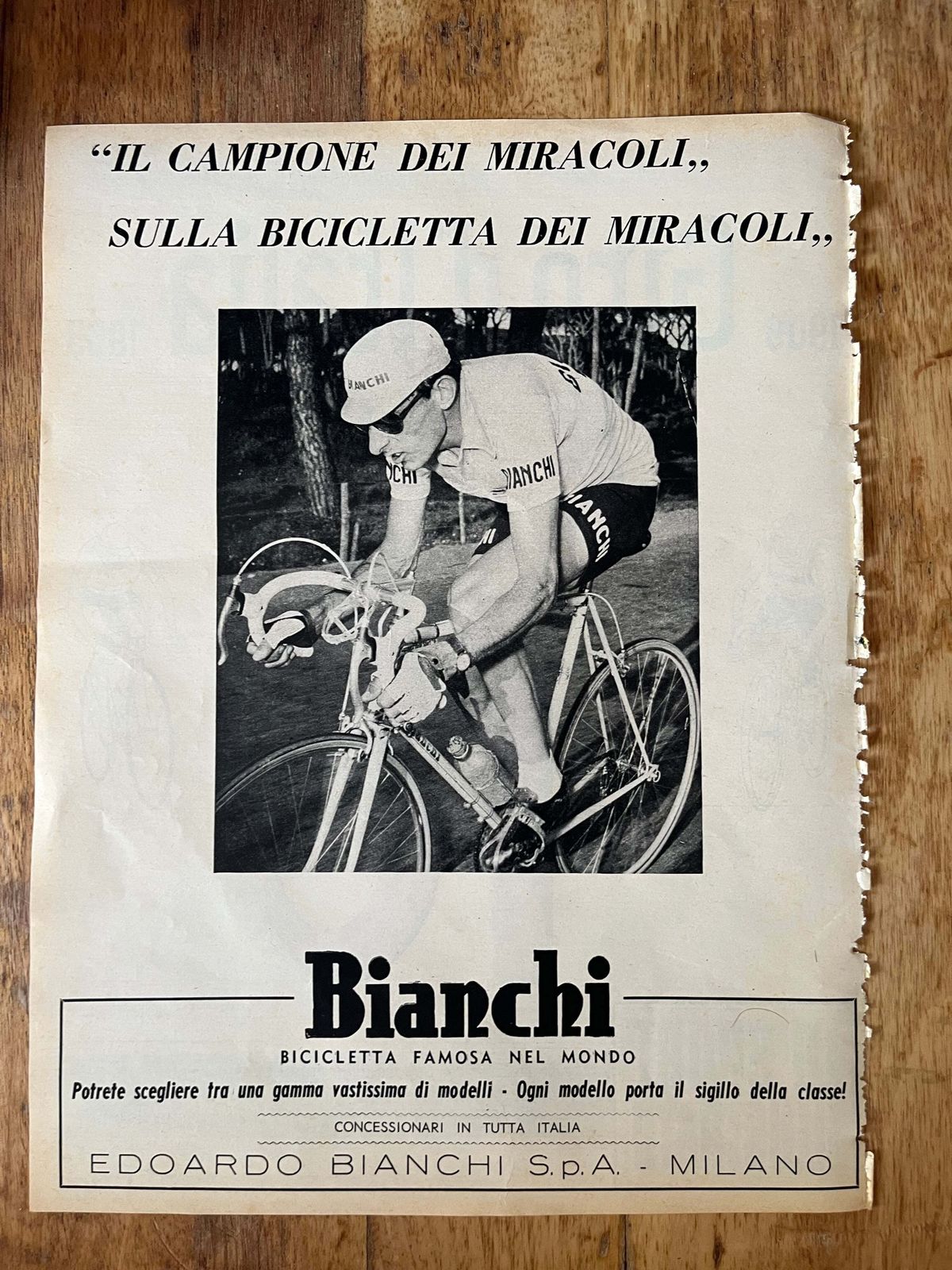Giro D'italia Magazine Bianchi Fausto Coppi Artwork 1963 photo furniture