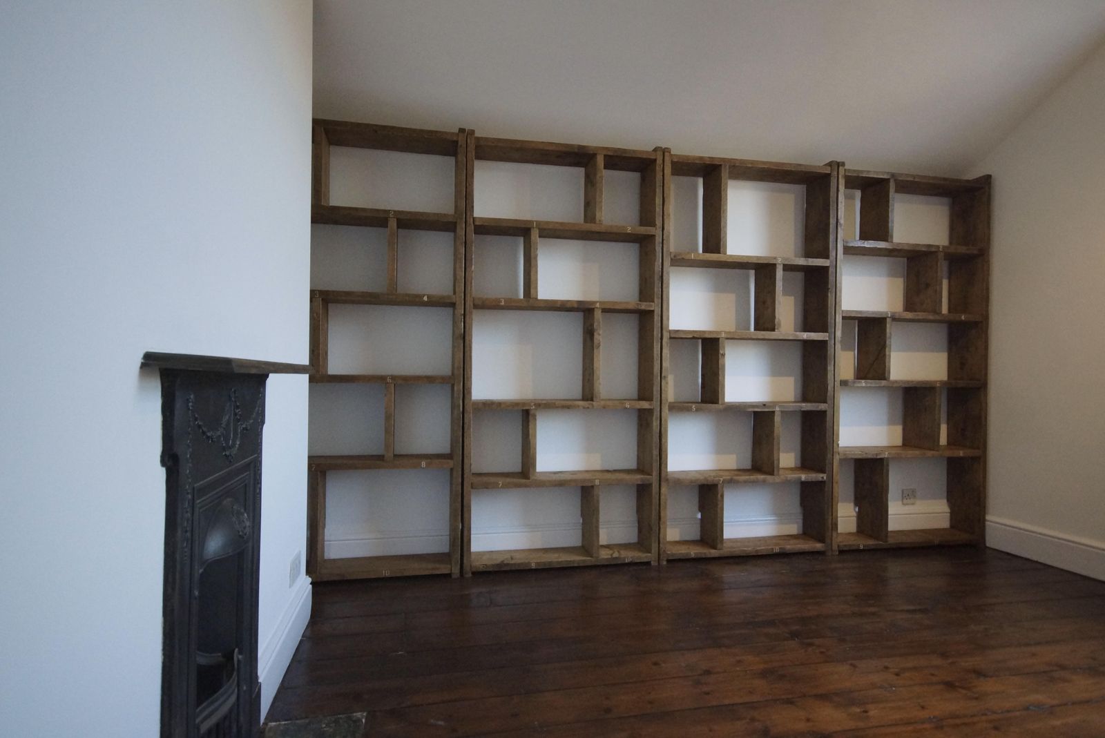 photo buy Bespoke Pigeon Holes Bookcases Storage Cool Industrial Furniture Shelving Uk #5