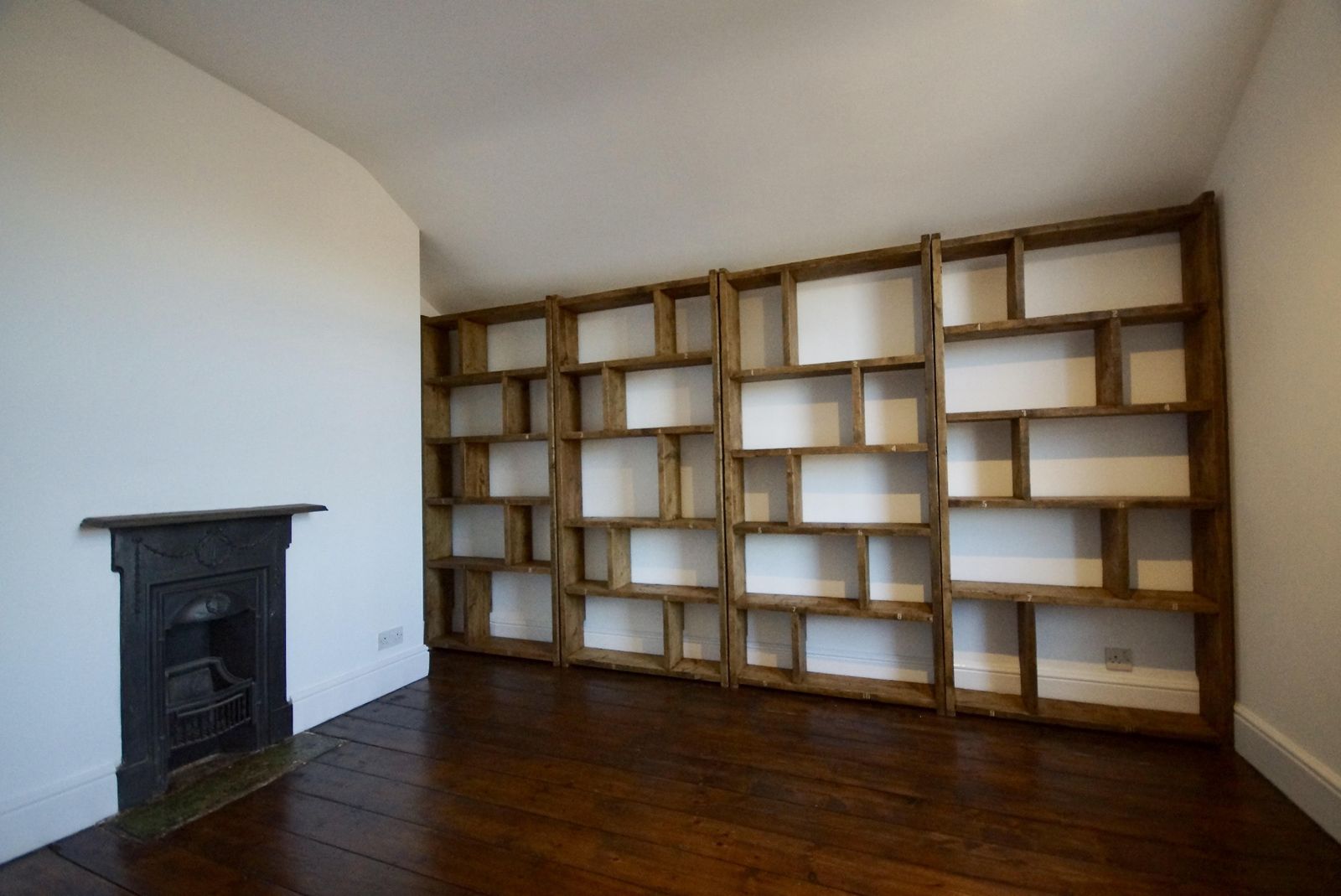 photo vintage Bespoke Pigeon Holes Bookcases Storage Cool Industrial Furniture Shelving Uk #5
