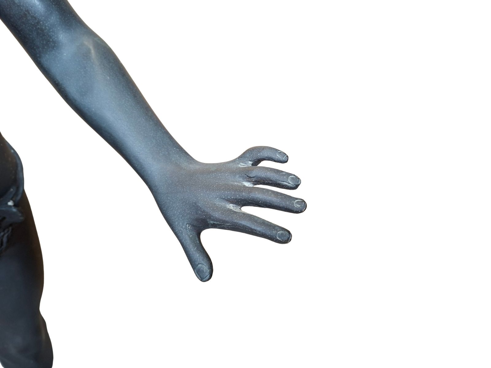 Splendida Scultura In Bronzo: "Il Bambino Morso Dal Granchio" '90 photo vinterior
