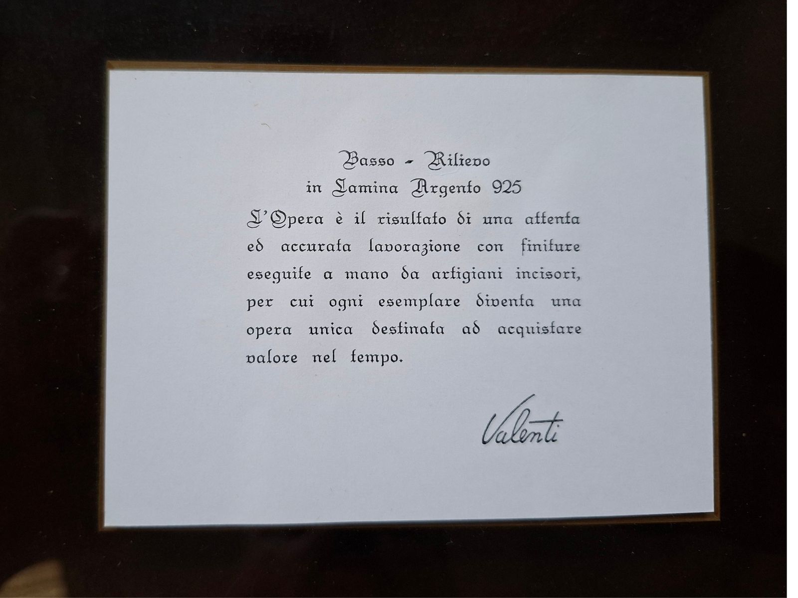 Lotto Quadri D'autore In Argento 925   Ottaviani / Valenti / Mida photo vintage
