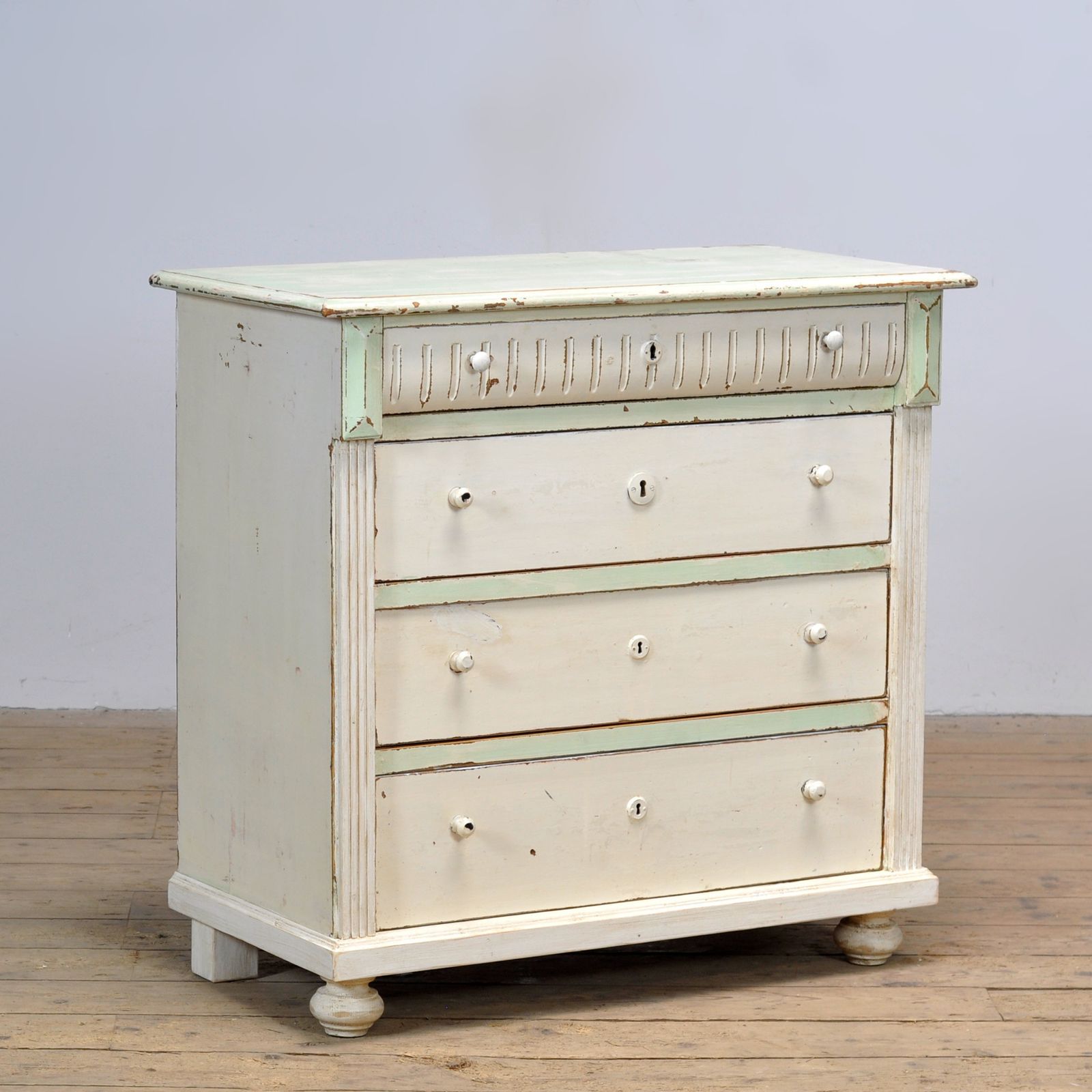 Pine Chest Of Drawers, Circa 1910