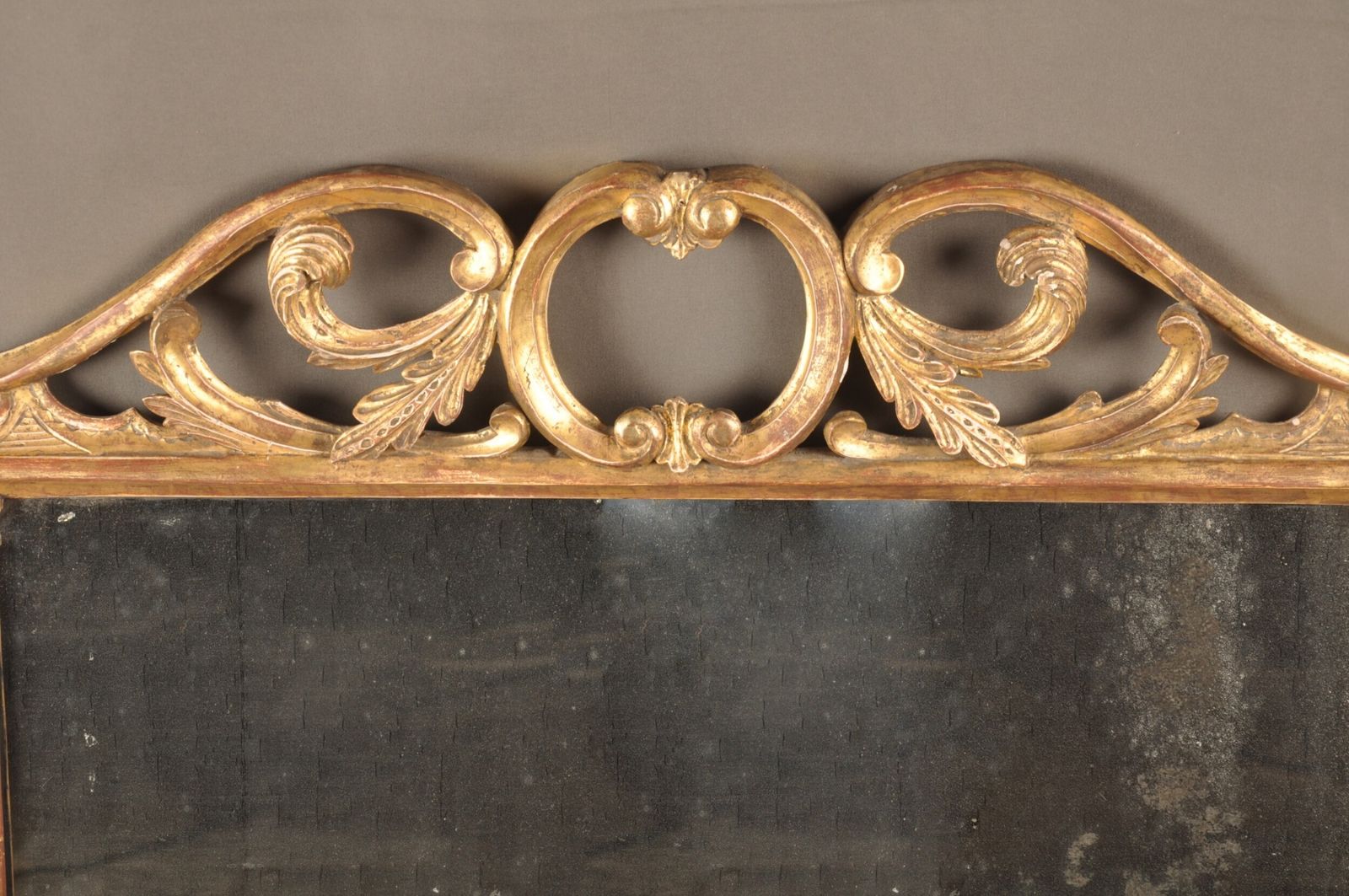 Fine & Rare 18th Century Giltwood Overmantel Mirror photo for sale