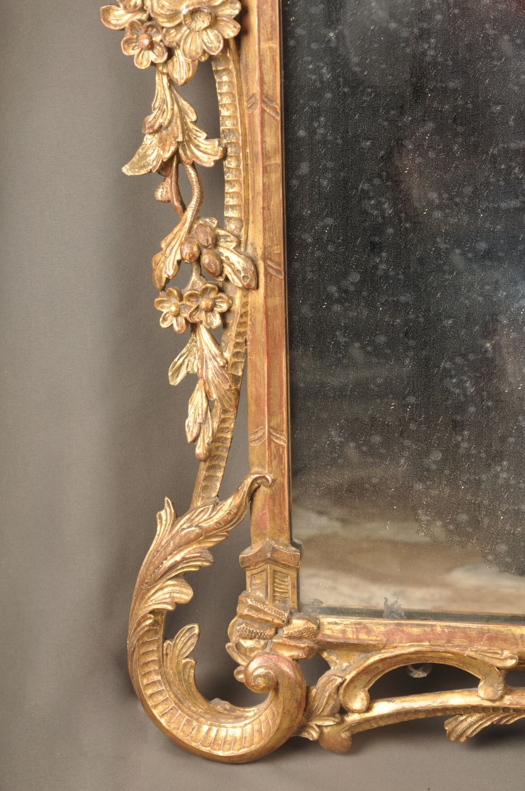 Fine & Rare 18th Century Giltwood Overmantel Mirror photo buy