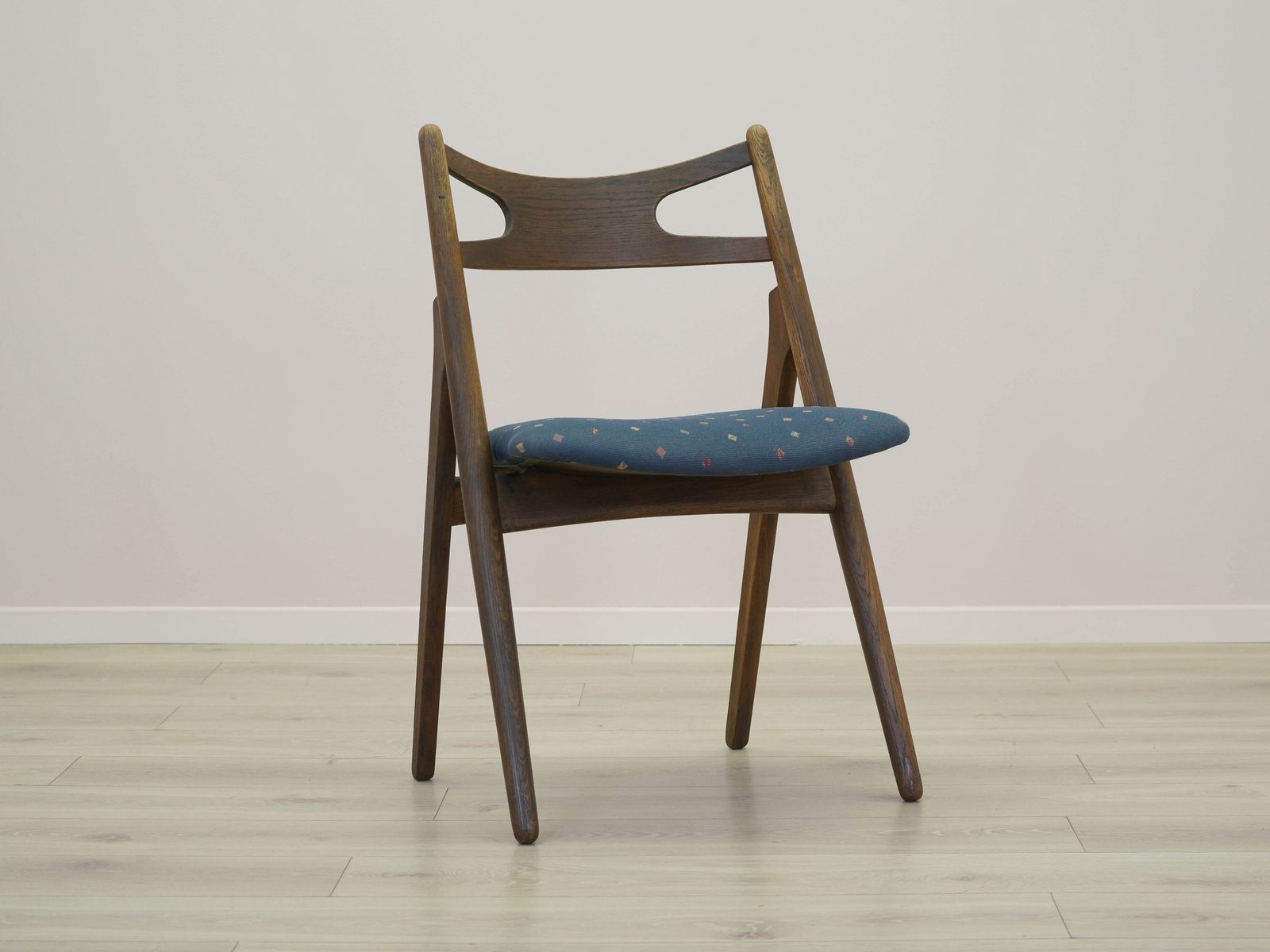 Set Of Four Oak Chairs, Danish Design, 1960s, Designer: Hans J. Wegner photo for sale