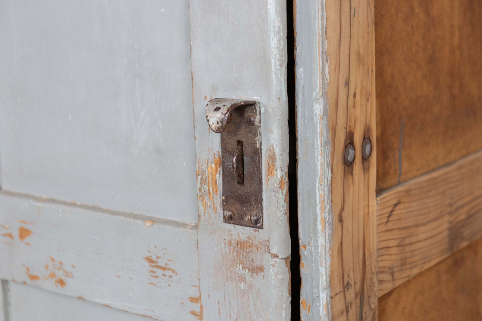 Bank Of Three Wooden Storage Lockers photo 935.0