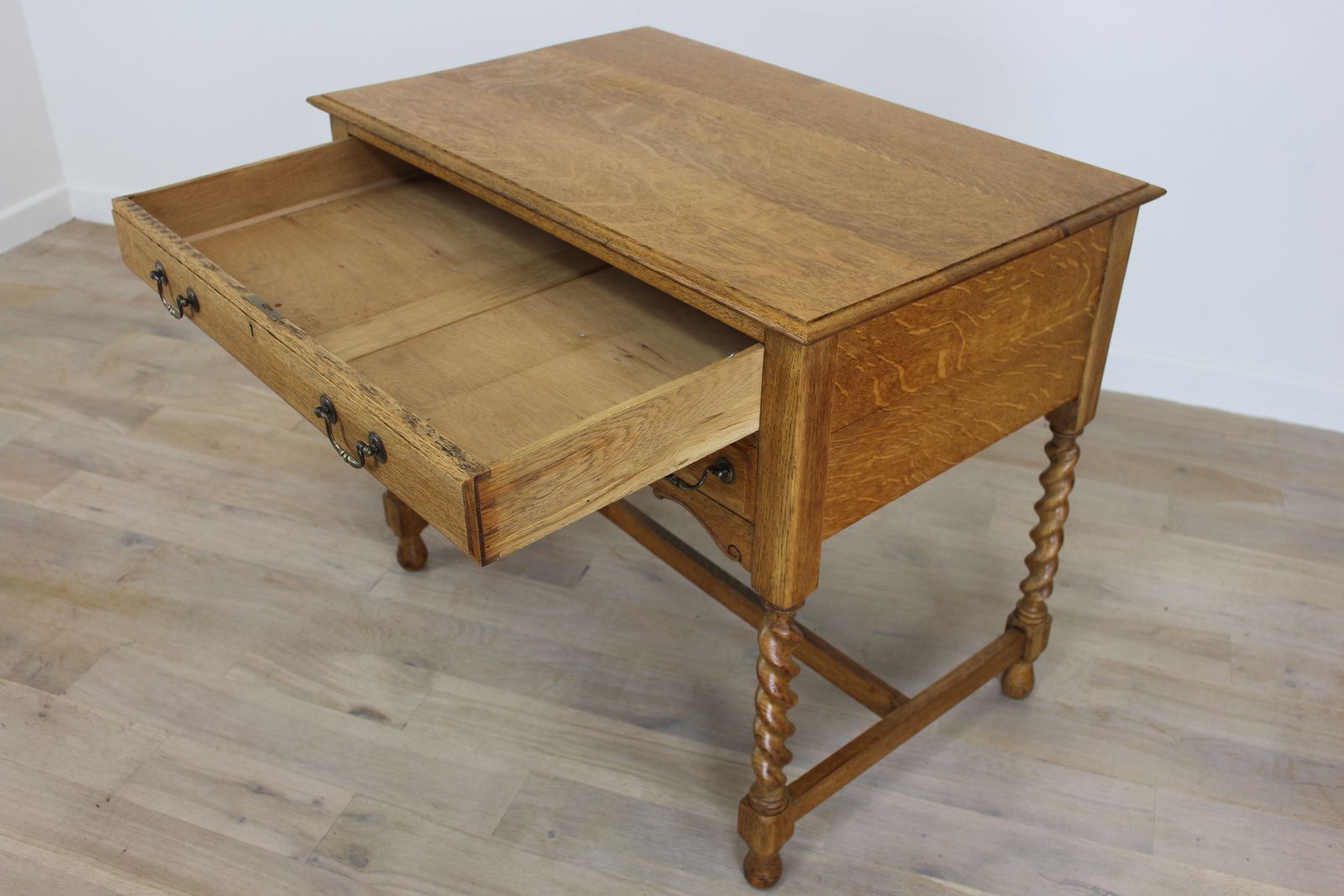 Early 20th Century Small Oak Desk photo Furniture