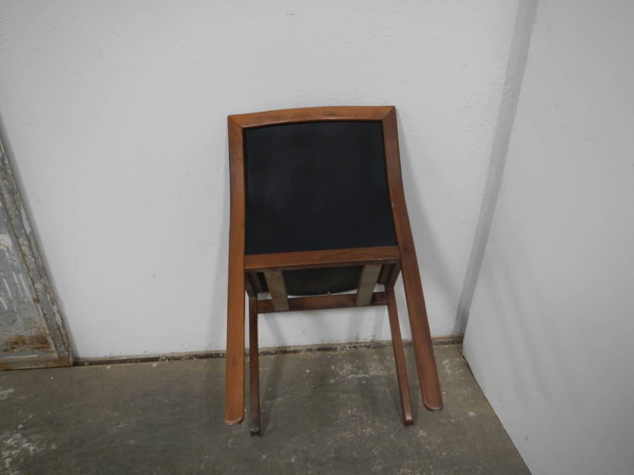 Black Leatherette Chair, 1980s photo vinterior