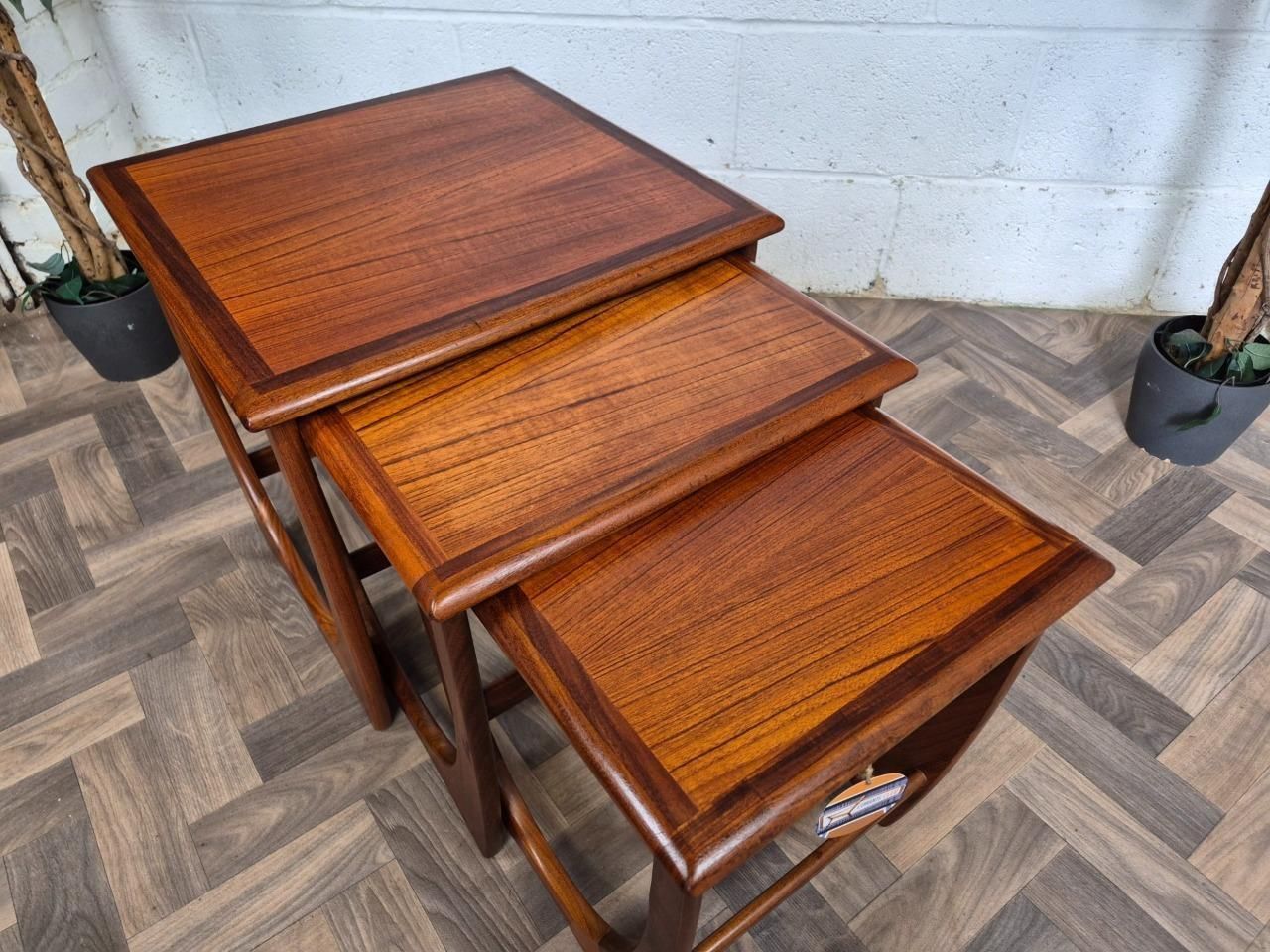 Vintage G Plan Astro Teak Nest Of Tables Mid Century Scandi Retro photo for sale