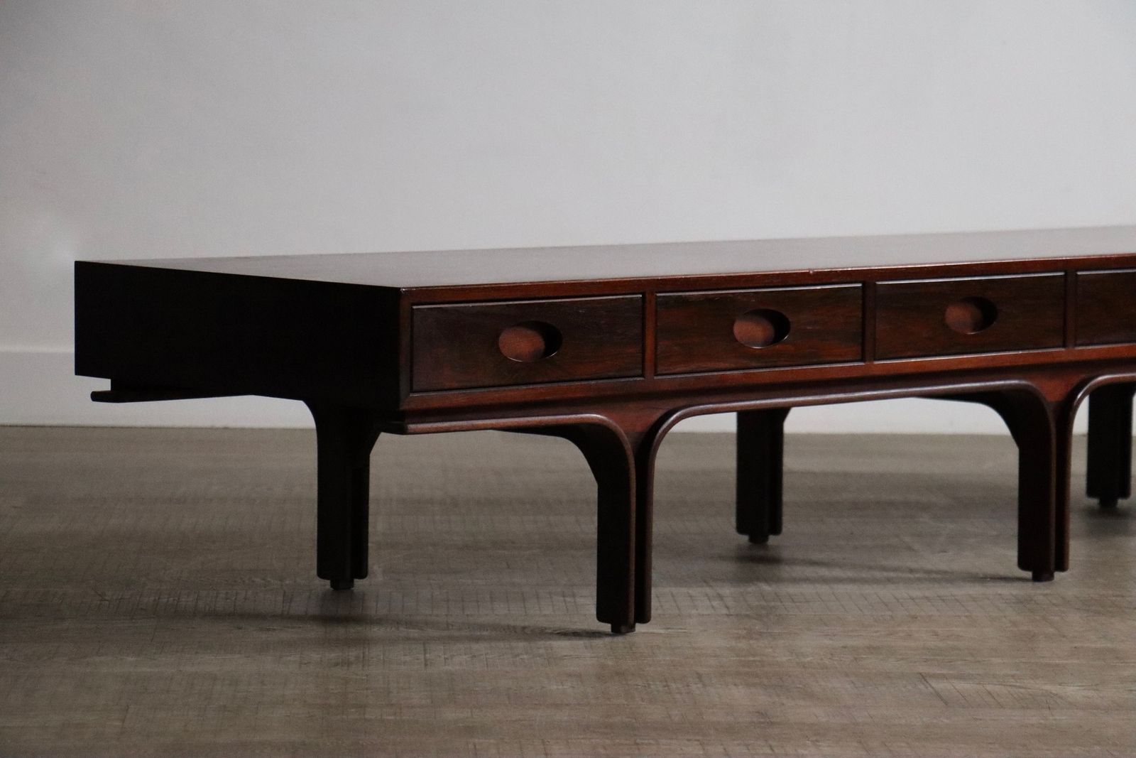 4537.0 Gianfranco Frattini Low Sideboard For Bernini Italy 1957 photo
