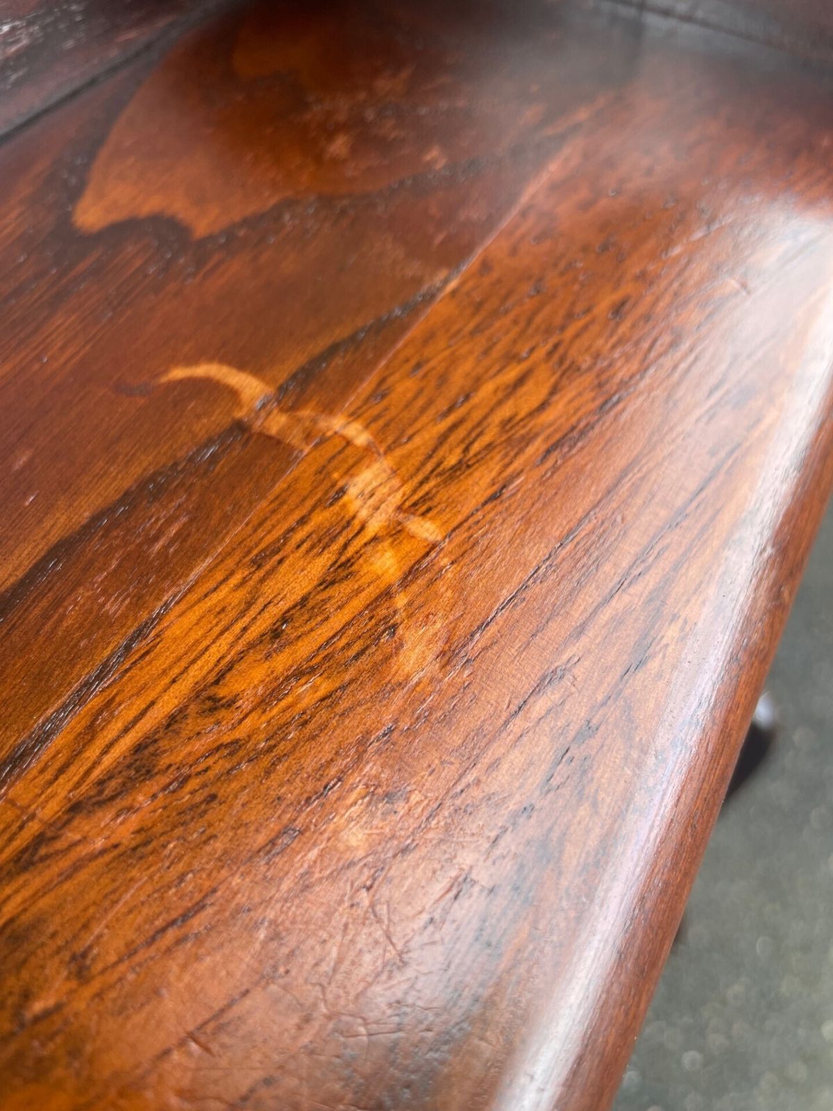 Antique Oak Waterfall Open Bookcase Bookshelves photo Furniture