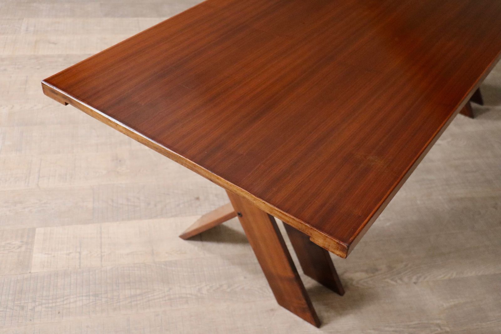 Meubels Tl58 Eettafel In Walnoot Van Marco Zanuso Voor Poggi, Italië, Jaren 1960 photo