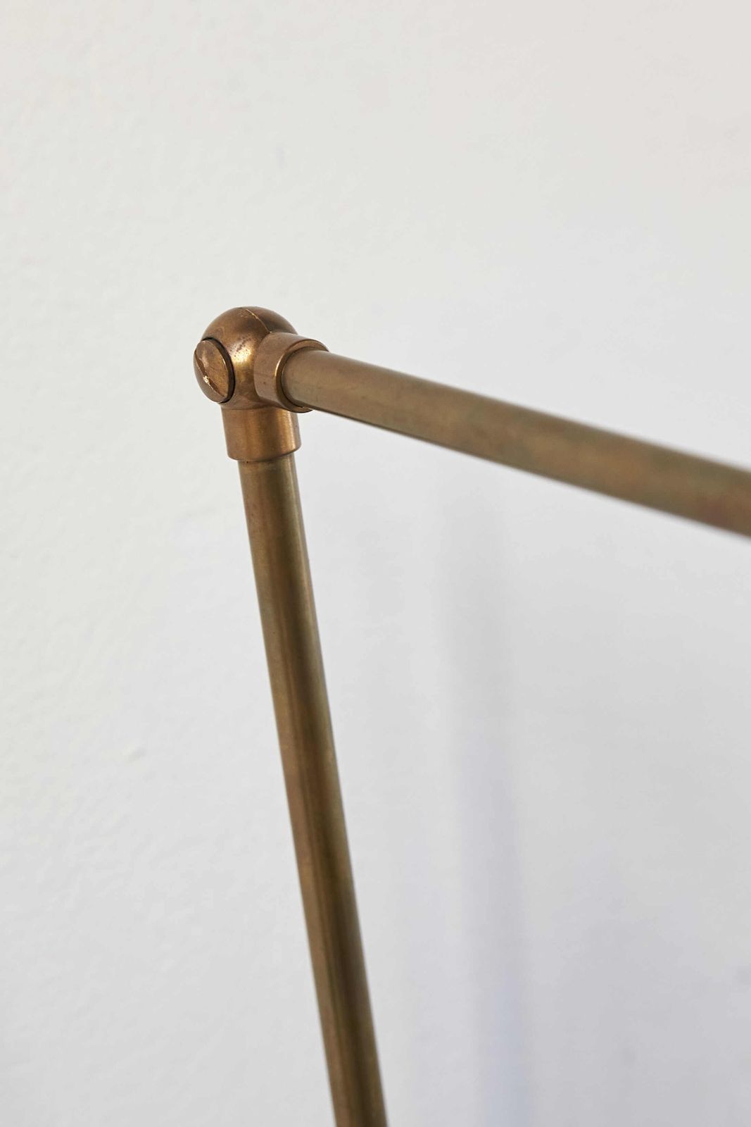 photo furniture Pair Of Brass And Black Enamelled Aluminium Wall Lights, C1950