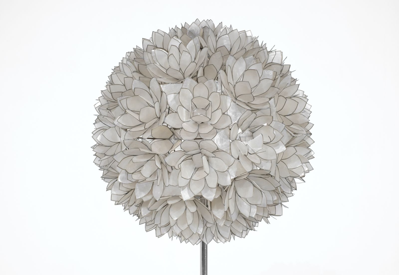 Floor Lamp In Mother Pearl By Rausch, Germany 1960s. photo vintage