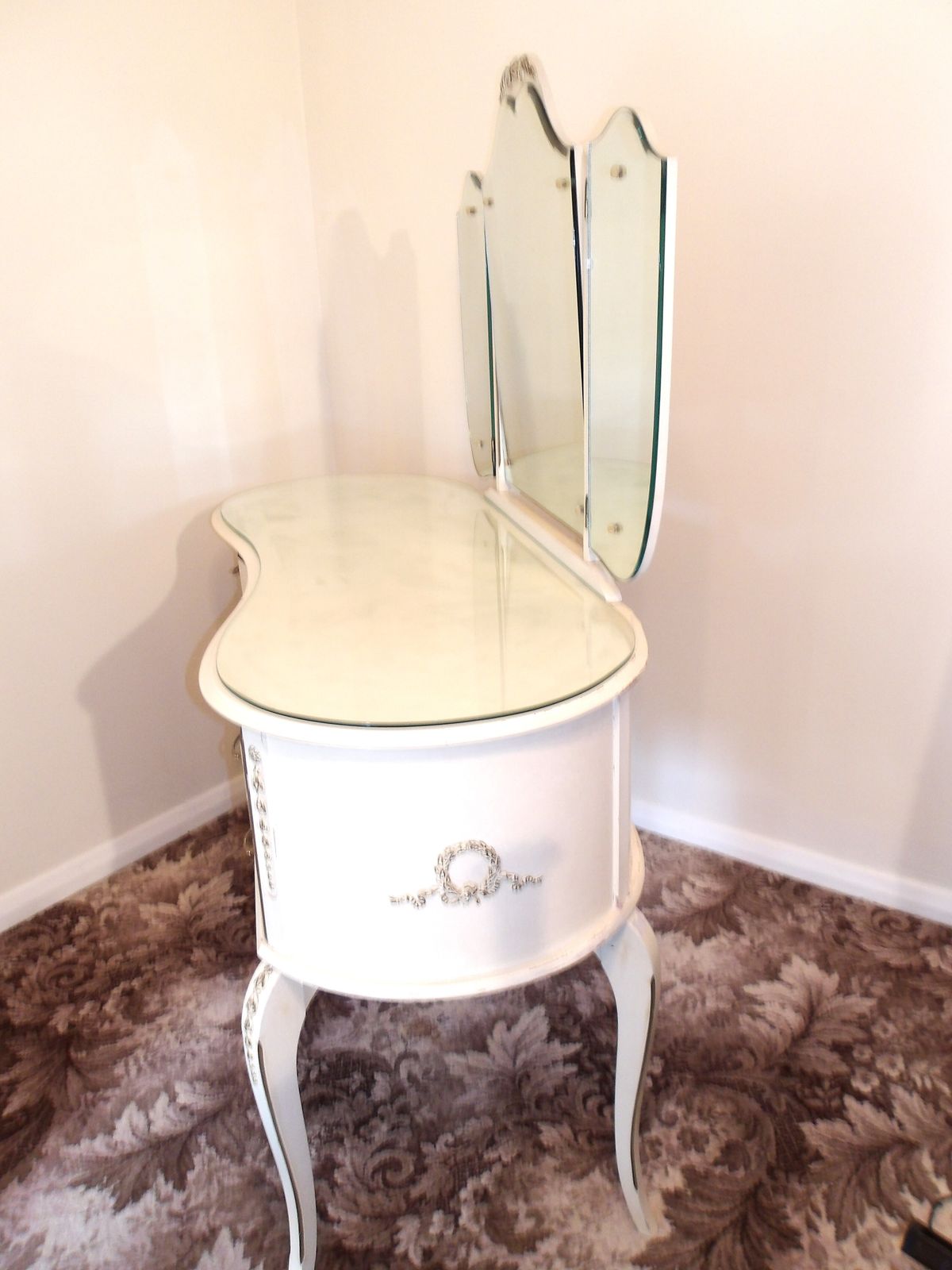 Vintage Louis XV French Style Dressing Table photo for sale