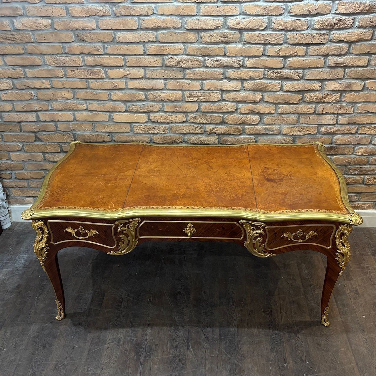 Victorian Louis XV Style Desk, 1800s photo furniture
