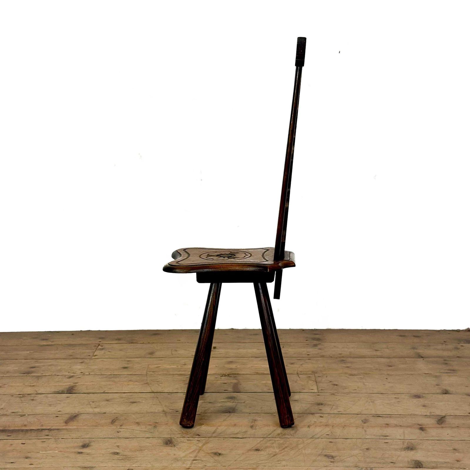 Vintage Small Spinning Chair | Antique Oak Chairs | Antique Furniture | Carved Oak Chairs | Welsh Antiques (M 6213a) photo Furniture