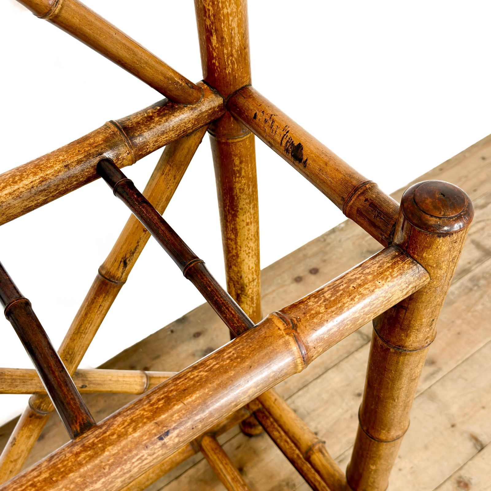 photo furniture Antique Bamboo Hall Stand | Antique Furniture | Hall Stand | Umbrella Stand | Hallway Furniture (M 1817)