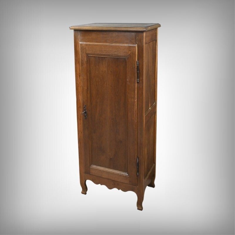 Standing Man Regional Figure In Solid Oak – Part 2, 19th Century