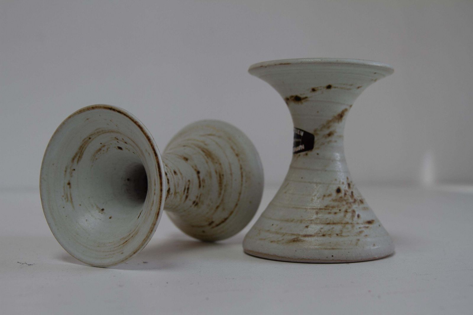 photo furniture Danish Mid Century Ceramic Candle Holders, 1960s. Set Of 2.