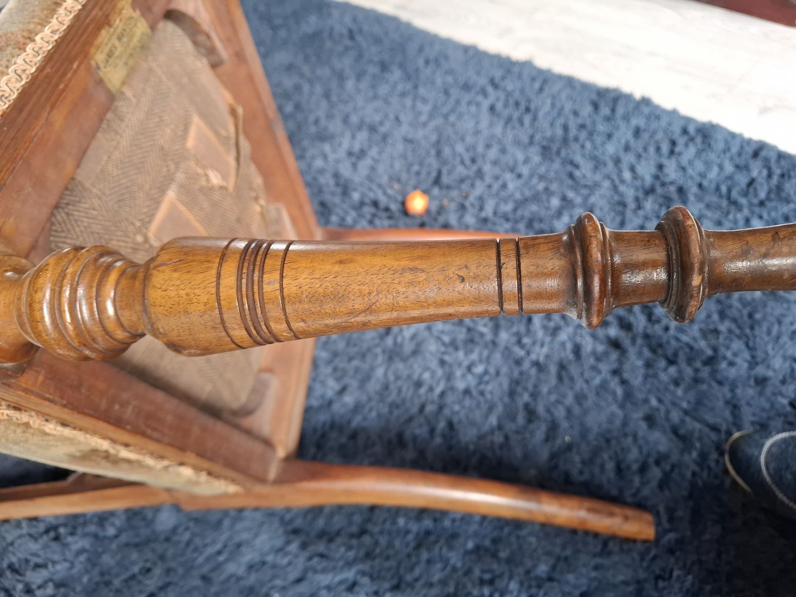 Intricately Carved Victorian Occasional Seat photo buy