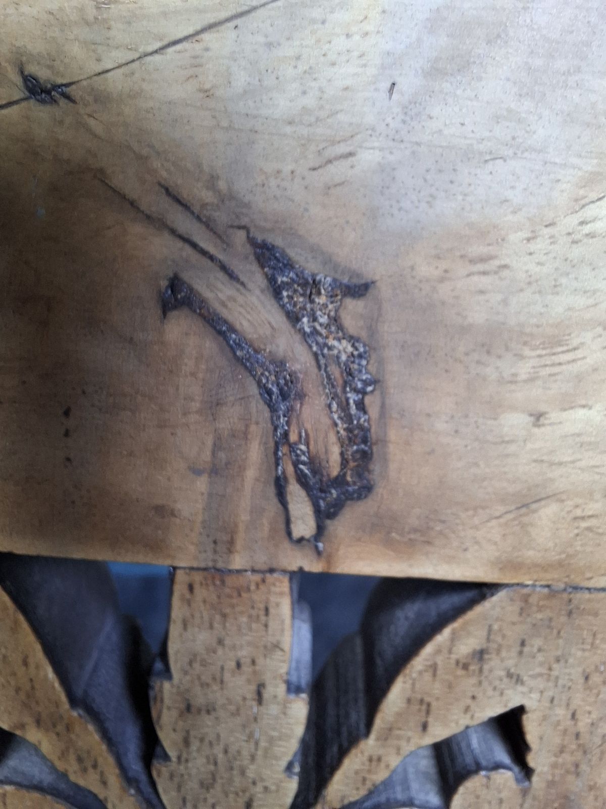 photo for sale Intricately Carved Victorian Occasional Seat