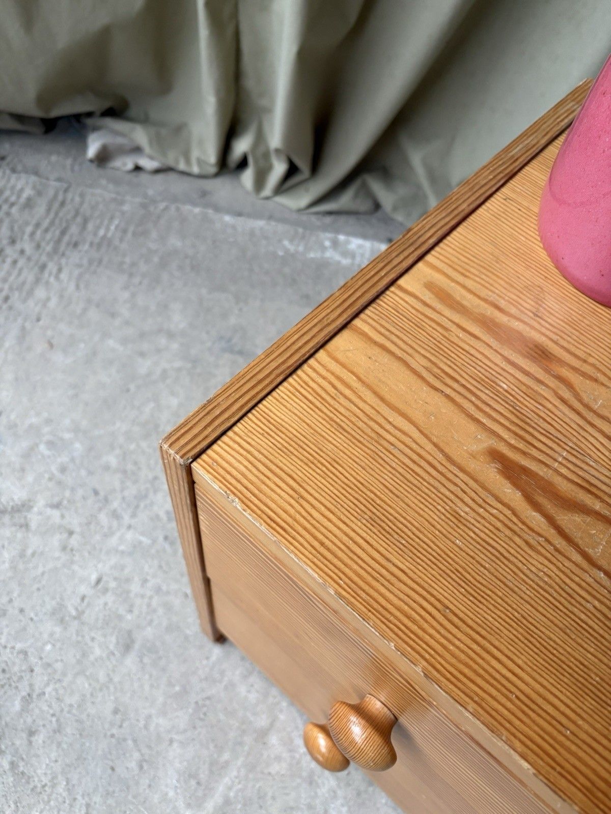 photo furniture Vtg Late Mid Century East German Low Chest Drawers Scandi Danish Sideboard R1190