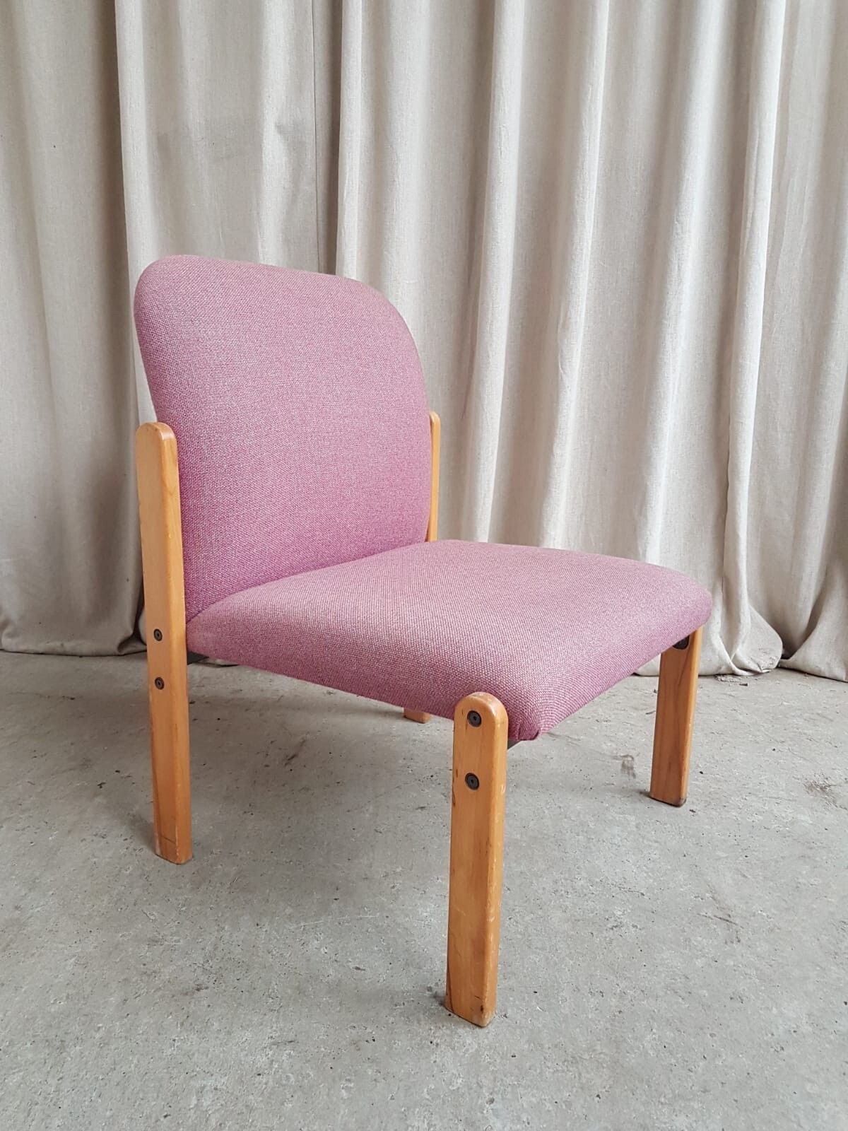 Vtg Late Mid Century Modernist Post Modern Studio Lounge Chair Retro R692 photo Furniture